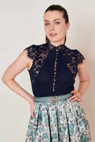 KRÜGER Bluse blau