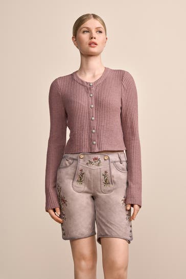 KRÜGER Strickjacke rosa