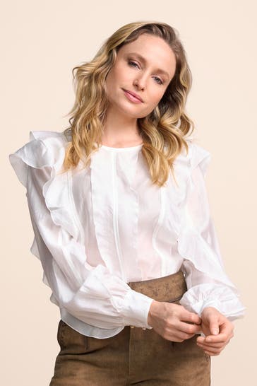 KRÜGER Bluse ecru