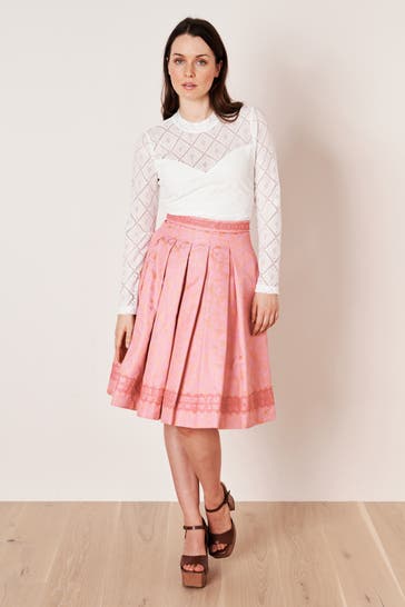 KRÜGER Midirock pink