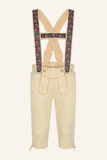 KRÜGER Lederhose beige