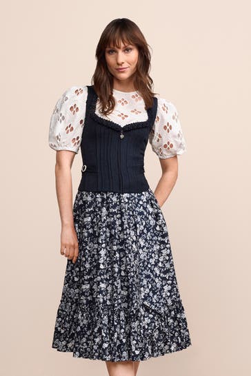 KRÜGER Maxirock blau