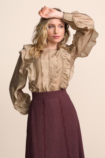KRÜGER Bluse beige