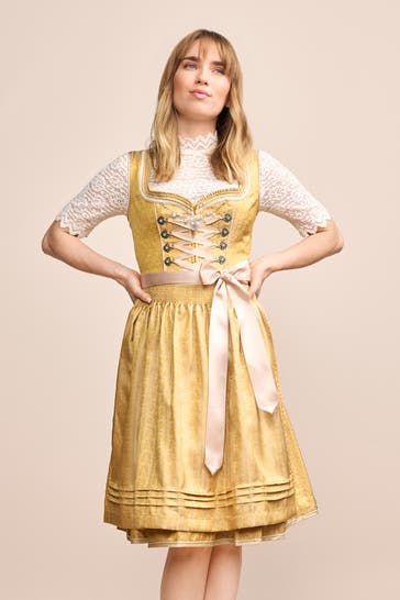 KRÜGER Dirndl gelb