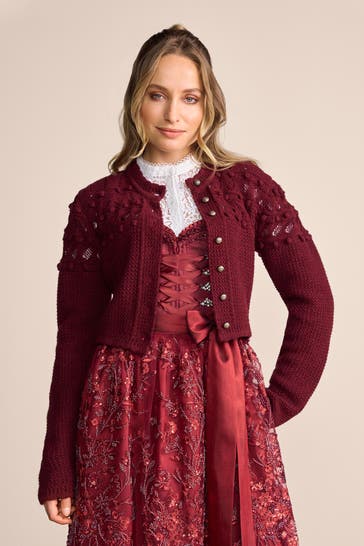 KRÜGER Strickjacke rot