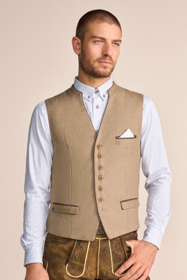 KRÜGER Weste beige