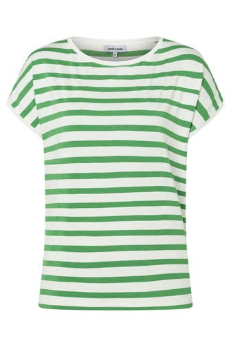 MORE & MORE T-Shirt green/offwhite