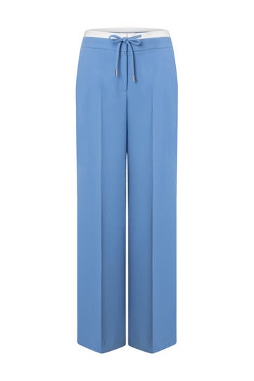 MORE & MORE Stoffhose cashmere blue Culotte