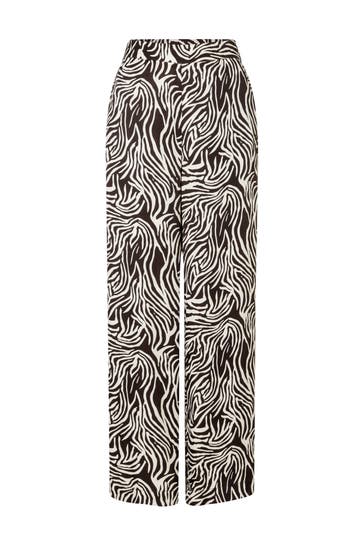 MORE & MORE Stoffhose Animalprint twotone animal print Culotte