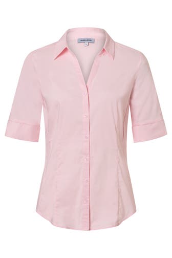 MORE & MORE Casual-Bluse sorbet rose