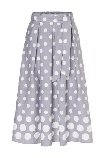 MORE & MORE Maxirock grey/offwhite