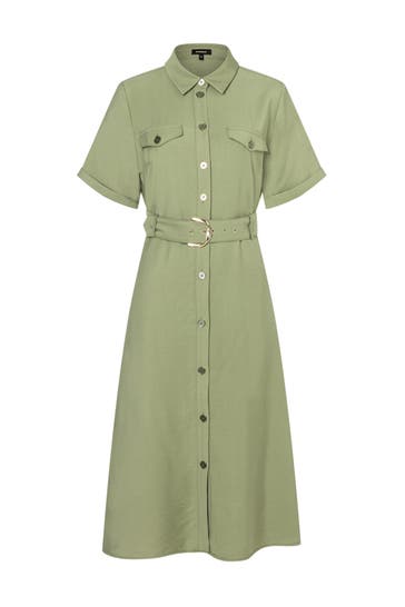 MORE & MORE Casual-Kleid pale olive green