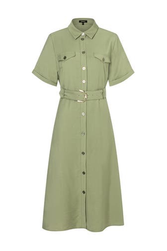 MORE & MORE Casual-Kleid pale olive green