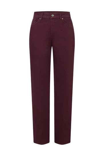 MORE & MORE Stoffhose ruby orchid Straight