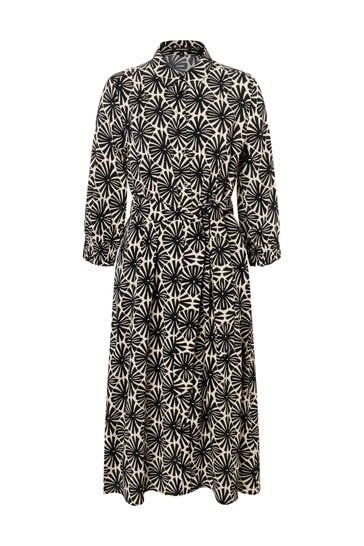 MORE & MORE Casual-Kleid round graphical print