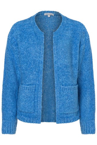 MORE & MORE Strickjacke winterblue