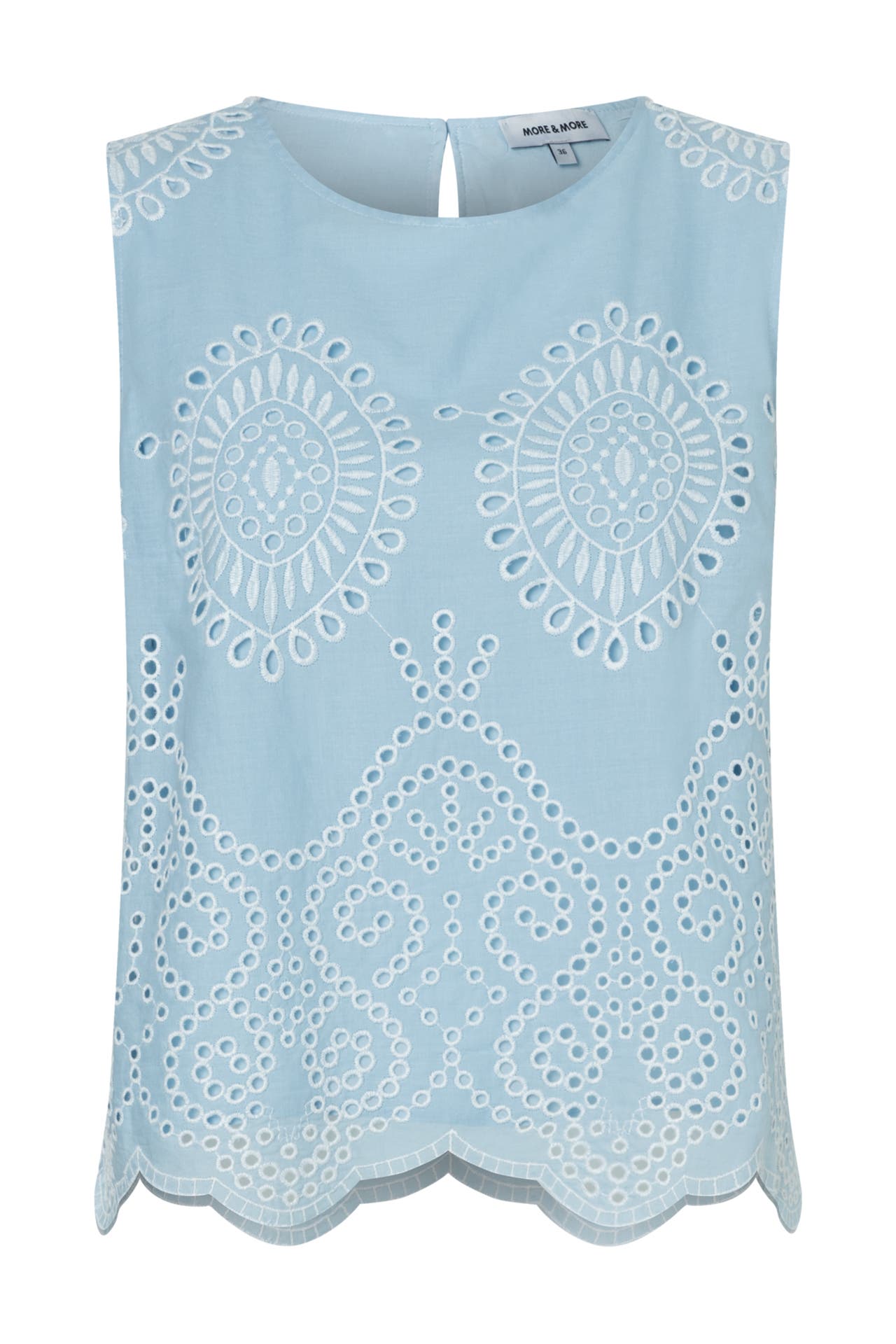 MORE & MORE Casual-Bluse colour contrast lace, Bild 1