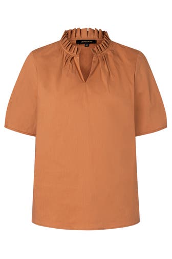 MORE & MORE Casual-Bluse clay brown