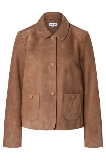 MORE & MORE Lederjacke sweet toffee