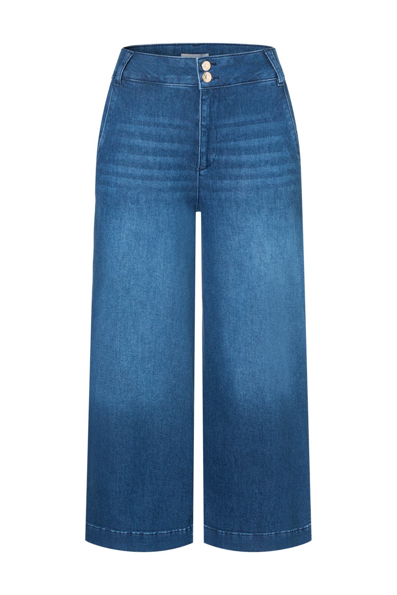 MORE & MORE Jeans dark blue denim Culotte, Bild 1