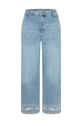 MORE & MORE Jeans light blue denim Bootcut
