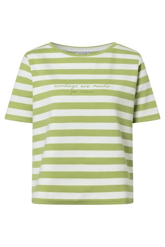 MORE & MORE T-Shirt pistachio/offwhite
