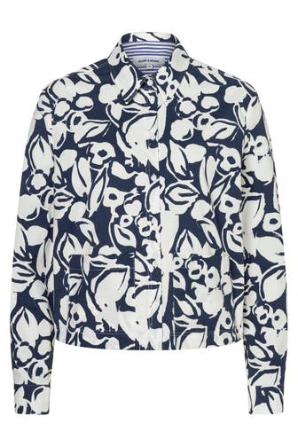 MORE & MORE Casual-Bluse twotone flower print
