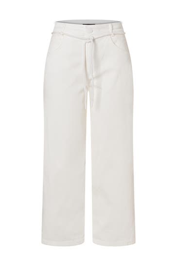 MORE & MORE Stoffhose off white Straight