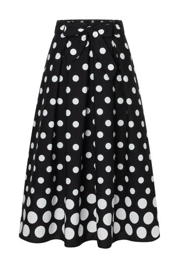 MORE & MORE Maxirock various dots print