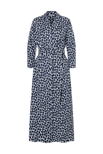 MORE & MORE Casual-Kleid marine/white