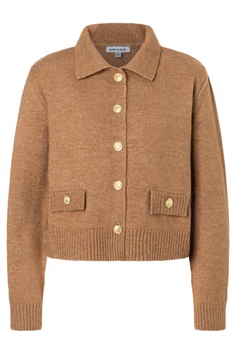 MORE & MORE Strickjacke warm camel