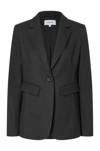 MORE & MORE Blazer fine pin stripe w lurex