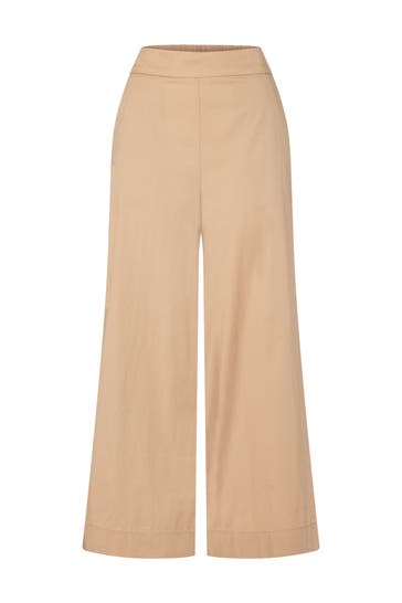 MORE & MORE Stoffhose cork beige Loose Fit