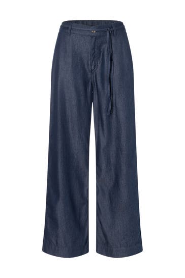 MORE & MORE Jeans dark blue denim Culotte