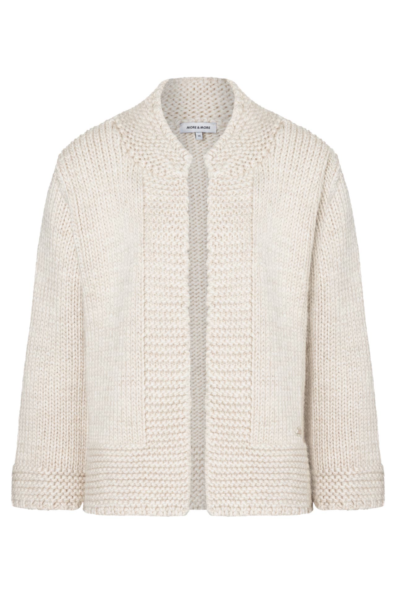 MORE & MORE Strickjacke powder creme melange, Bild 1
