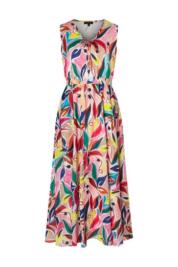 MORE & MORE Casual-Kleid coloured flowers print