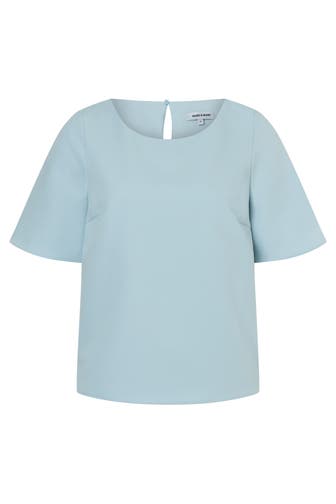 MORE & MORE Casual-Bluse soft blue