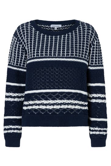 MORE & MORE Pullover structure stripe