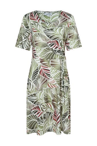 MORE & MORE Casual-Kleid leaves print