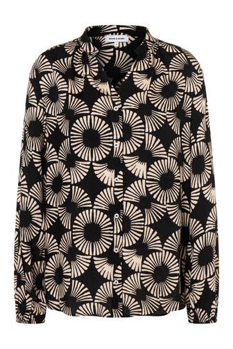 MORE & MORE Casual-Bluse black/beige