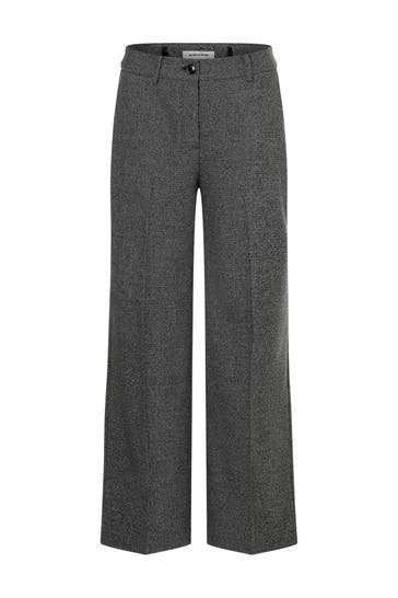 MORE & MORE Stoffhose pepper and salt tweed Culotte