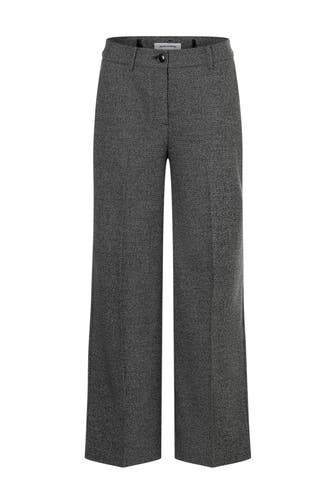 MORE & MORE Stoffhose pepper and salt tweed Culotte