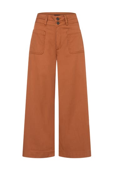 MORE & MORE Stoffhose clay brown Culotte