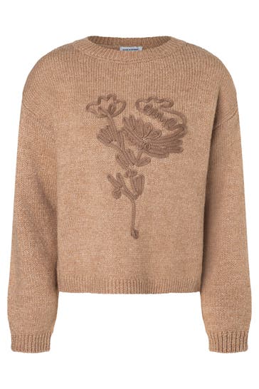 MORE & MORE Pullover warm camel melange