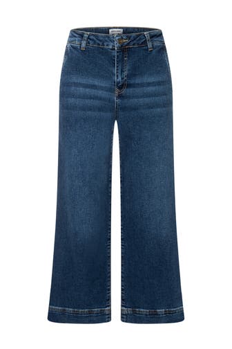 MORE & MORE Jeans dark blue denim Culotte