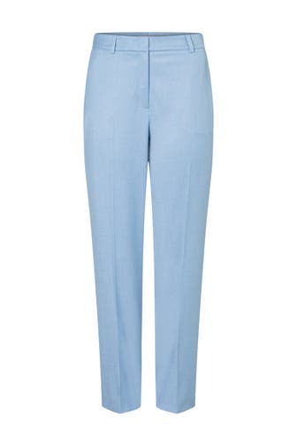 MORE & MORE Business-Hose HEDY skyblue Straight