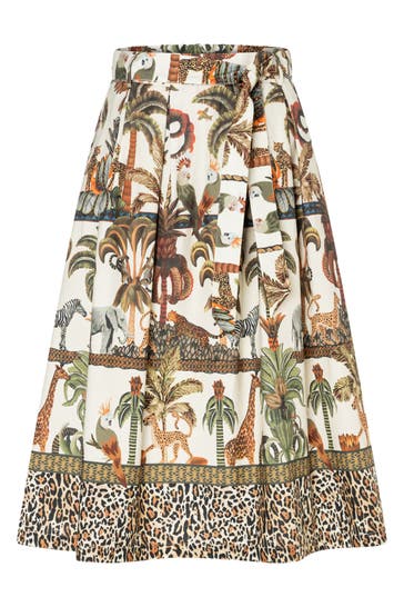 MORE & MORE Maxirock jungle print