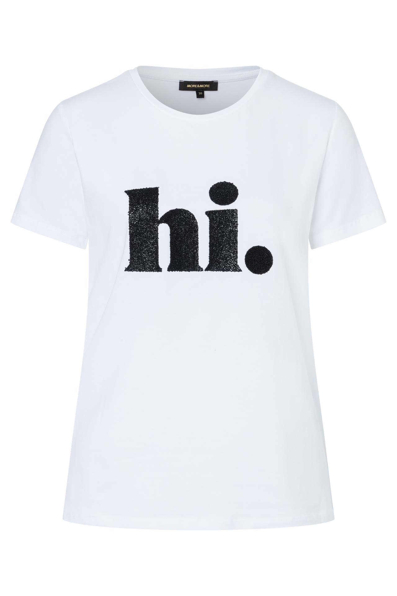 MORE & MORE T-Shirt white, Bild 1