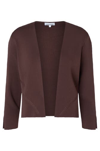 MORE & MORE Strickjacke chocolate