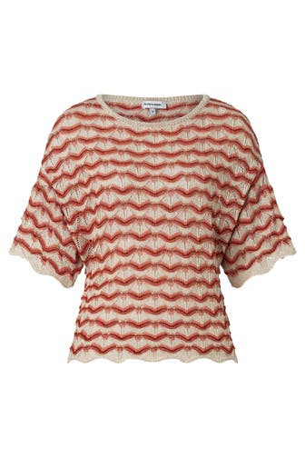 MORE & MORE Pullover ajour zickzack